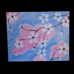 Cherry blossom painting